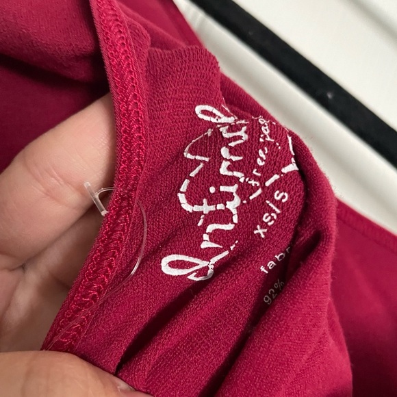 Elegant Red Knit Dress Free People NWT - Picture 3 of 5